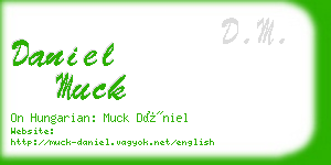 daniel muck business card